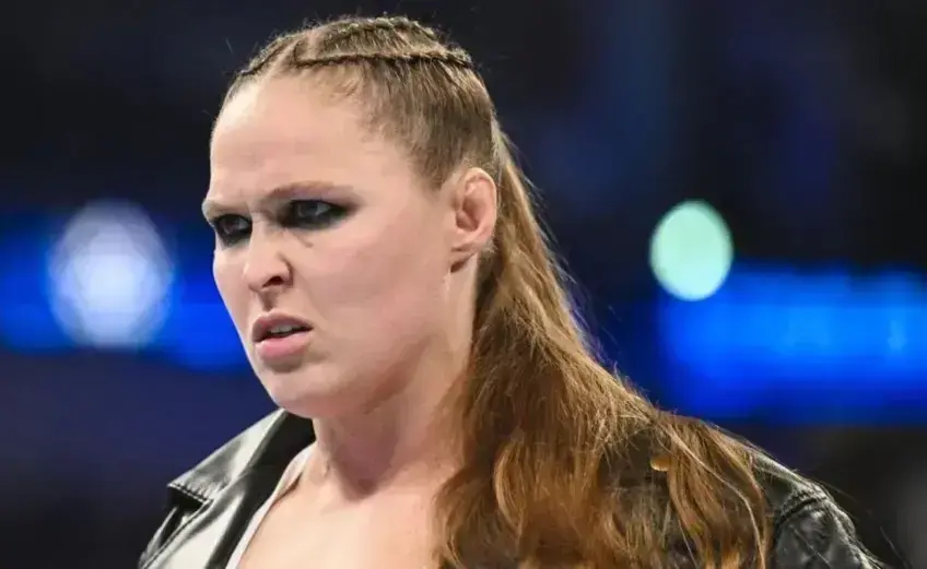 Low blow by Ronda Rousey