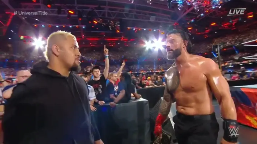 Roman Reigns Confronts Solo Sikoa Post-Raw Showdown