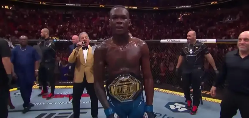 Israel Adesanya Surprised by Sean Strickland's Silence: “He’s fat now”
