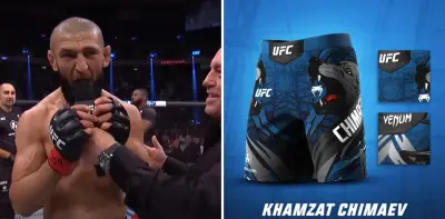 Khamzat Chimaev’s Custom UFC Fight Shorts Officially Revealed
